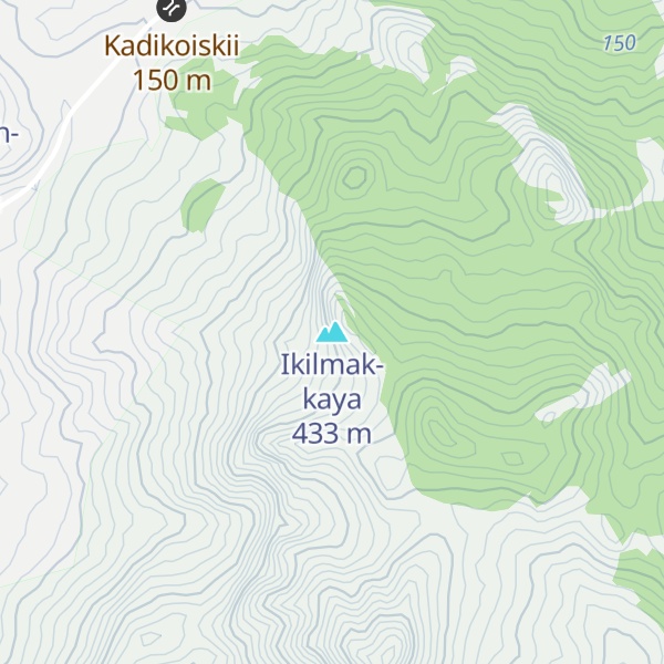 Map of Ikilmak-kaya