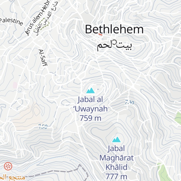 Map of Jabal al ‘Uwaynah