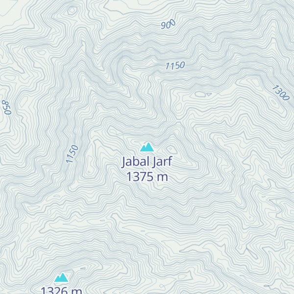 Map of Jabal Jarf