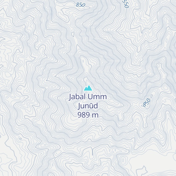 Map of Jabal Umm Junūd