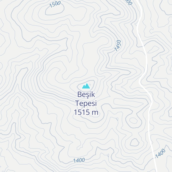 Map of Beşik Tepesi