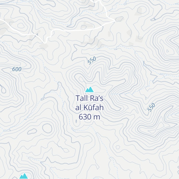Map of Tall Ra’s al Kūfah