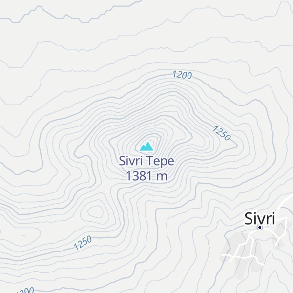Map of Sivri Tepe
