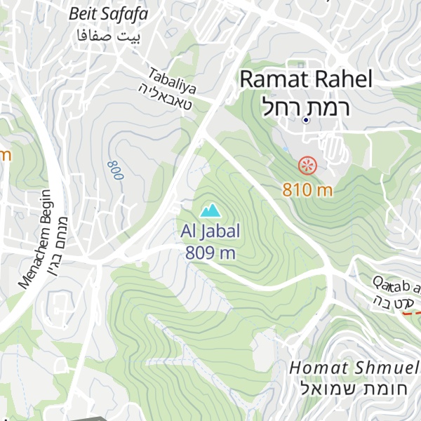 Map of Al Jabal
