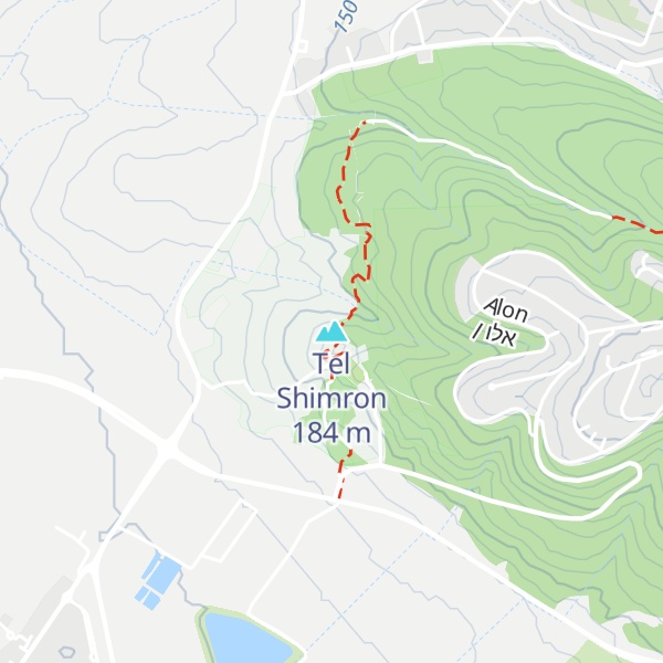 Map of Tel Shimron