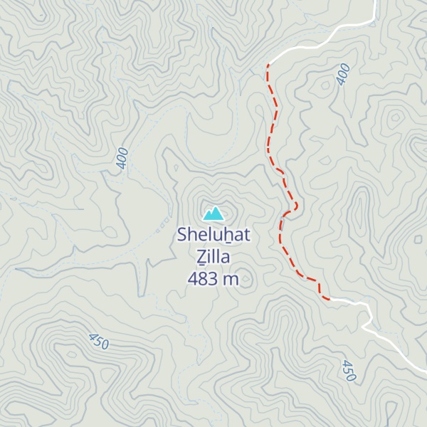 Map of Sheluẖat Ẕilla