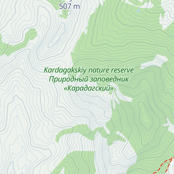 Map of Malii Karadag