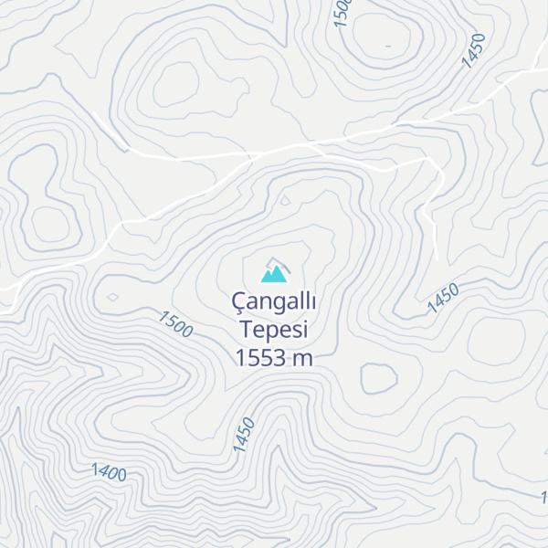 Map of Çangallı Tepesi