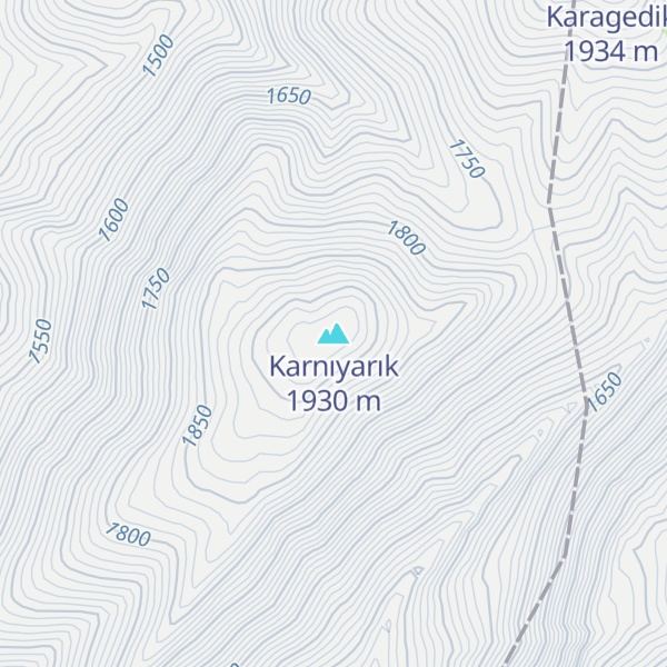 Map of Karnıyarık