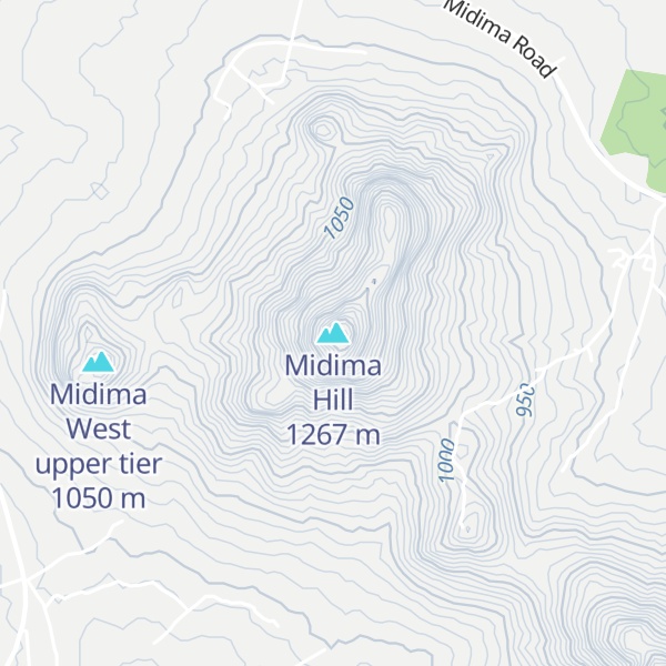 Map of Midima Hill