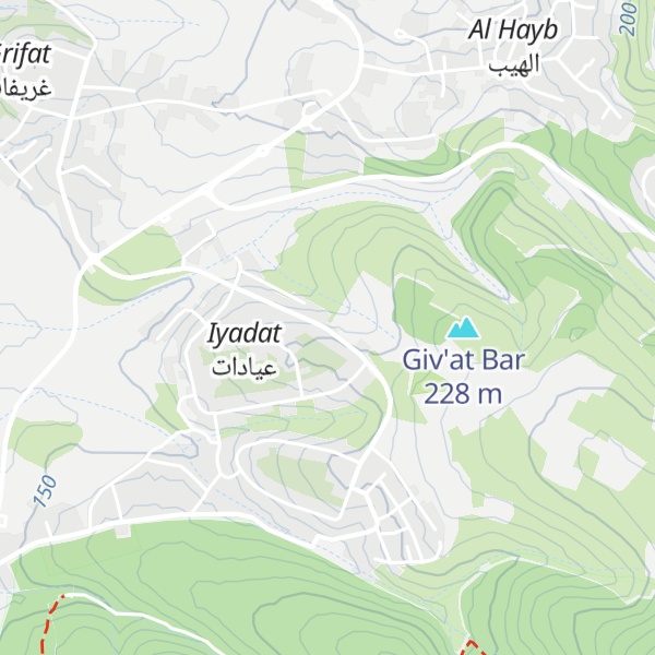 Map of Giv‘at Bar