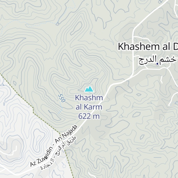 Map of Khashm al Karm