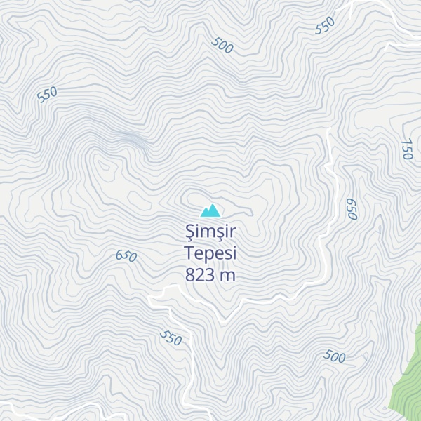 Map of Şimşir Tepesi