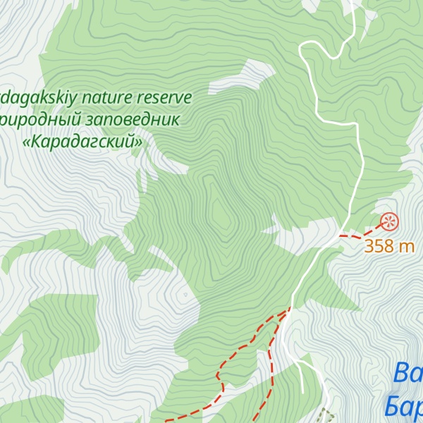 Map of Svyataya
