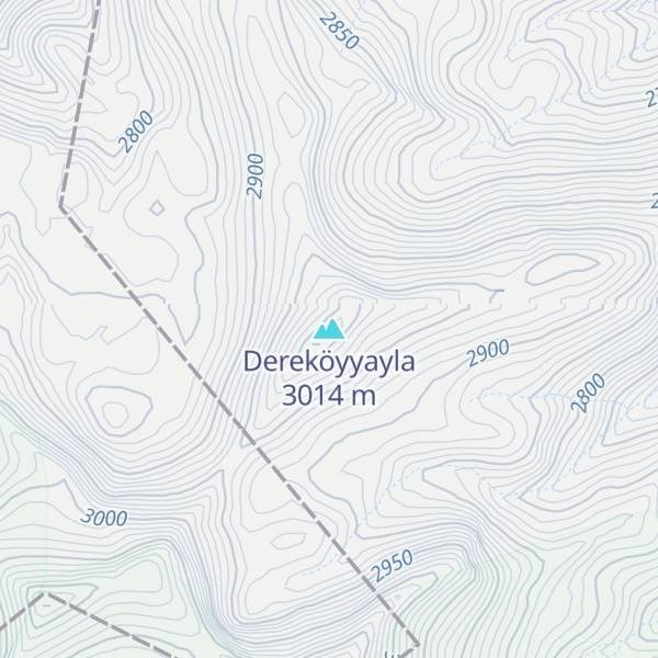 Map of Dereköyyayla