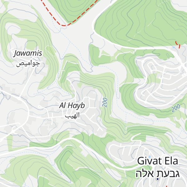 Map of Giv‘at Shimshit