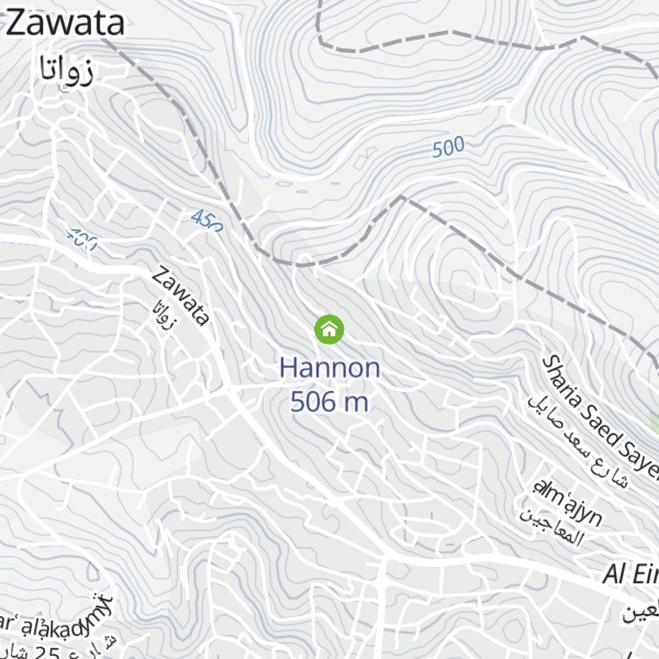 Map of Hannon