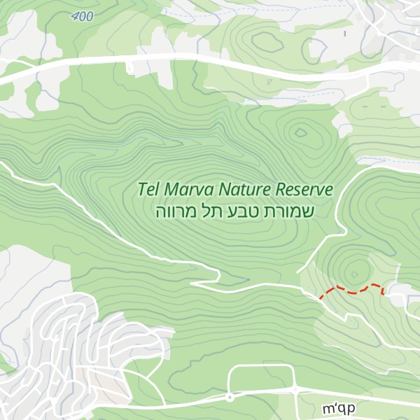 Map of Tel Marwa