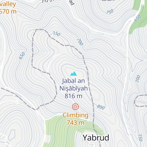 Map of Jabal an Nişābīyah