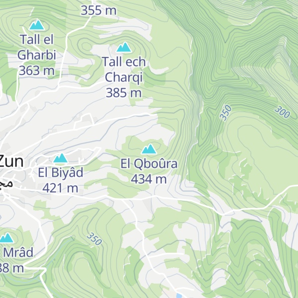 Map of El Qboûra