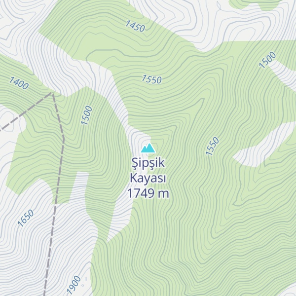 Map of Şipşik Kayası