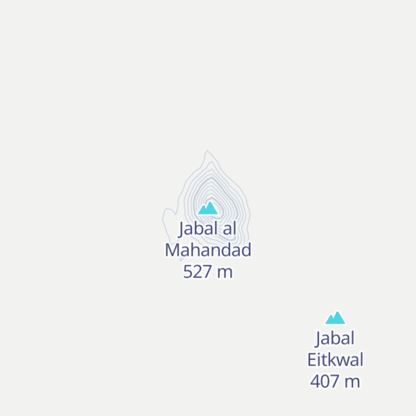Map of Jabal al Mahandad