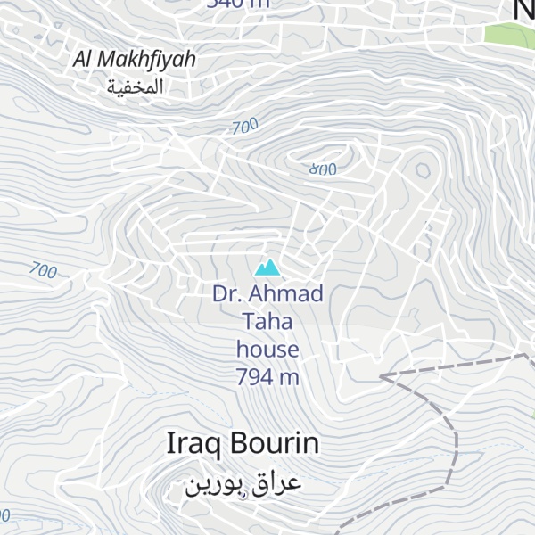 Map of Dr. Ahmad Taha house