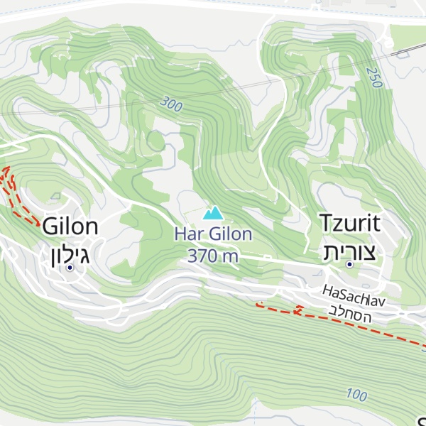 Map of Har Gilon