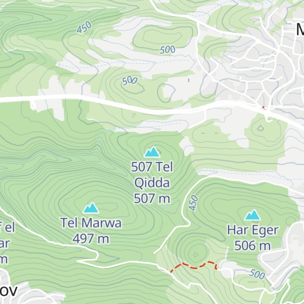Map of 507 Tel Qidda