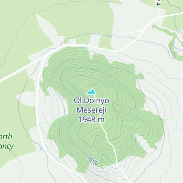 Map of Ol Doinyo Mesereji
