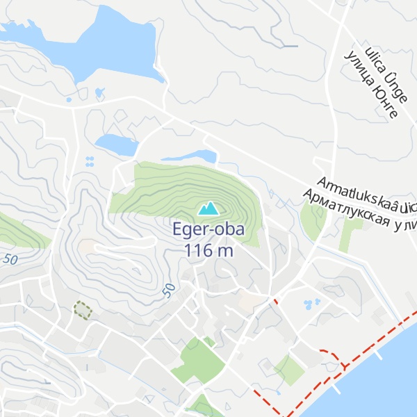 Map of Eger-oba
