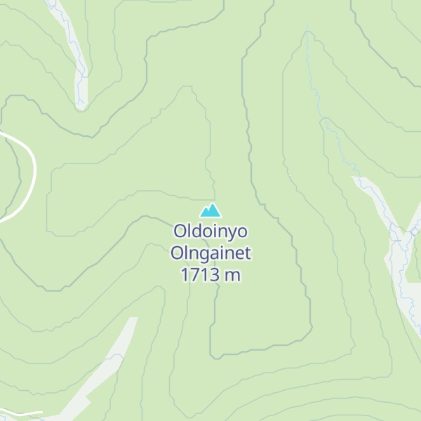 Map of Oldoinyo Olngainet