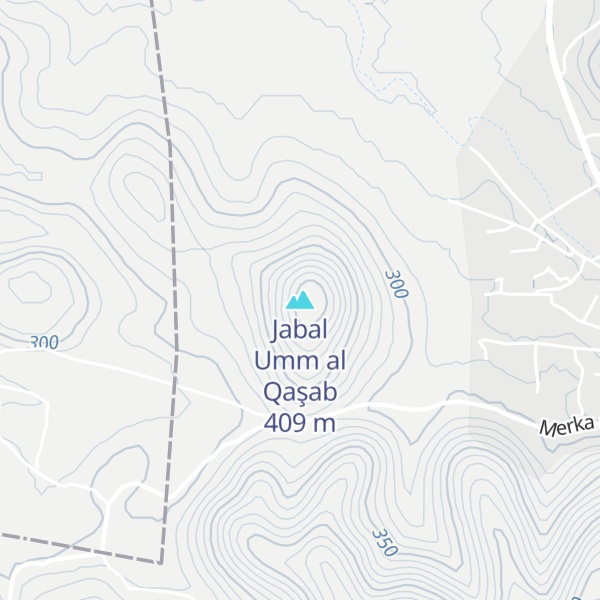Map of Jabal Umm al Qaşab