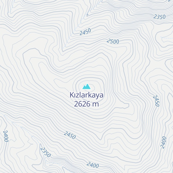 Map of Kızlarkaya