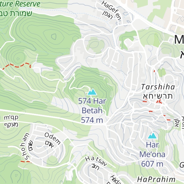 Map of 574 Har Betah