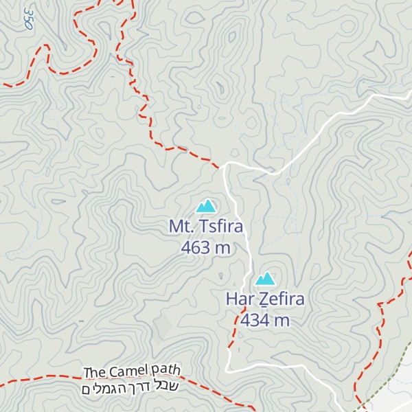 Map of Mt. Tsfira