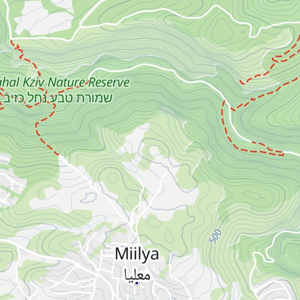 Map of Har Ziv