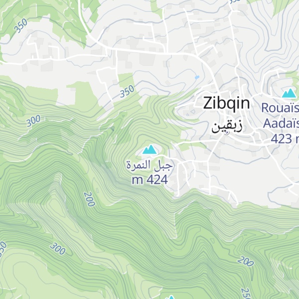 Map of جبل النمرة