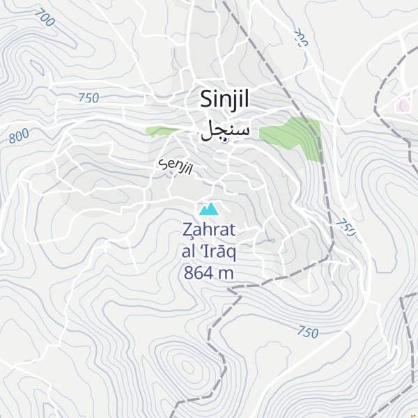 Map of Z̧ahrat al ‘Irāq