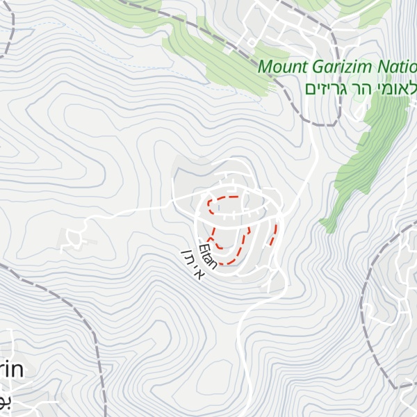 Map of Jabal aţ Ţūr