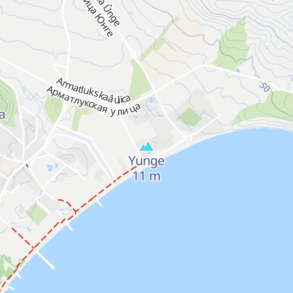 Map of Yunge