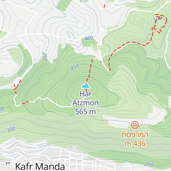 Map of Har Atzmon