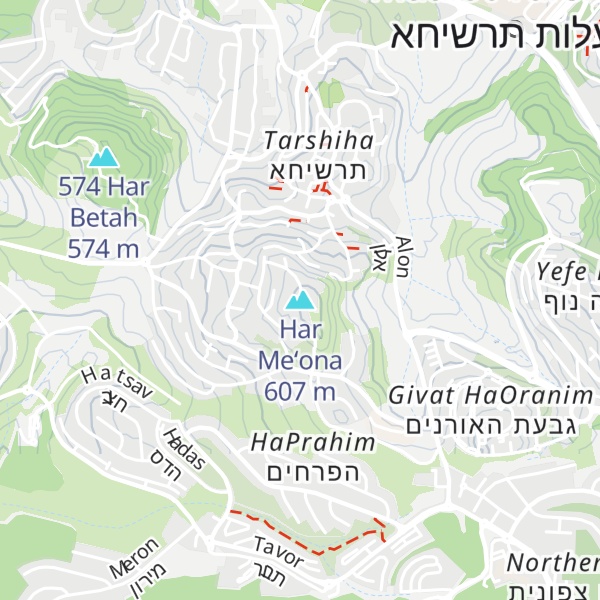 Map of Har Me‘ona