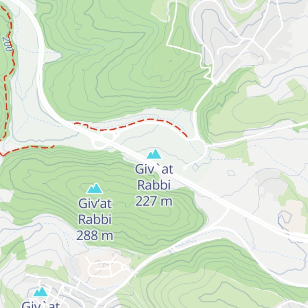 Map of Giv`at Rabbi