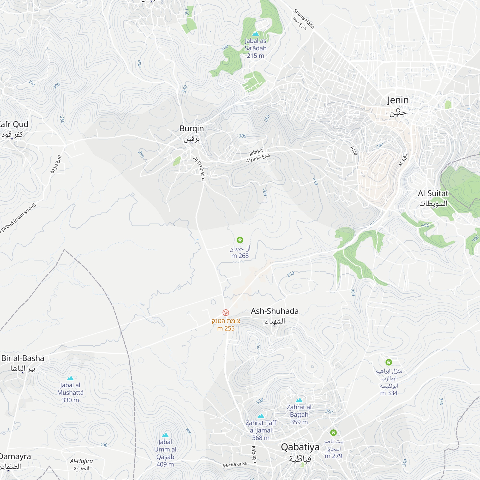 آل حمدان map