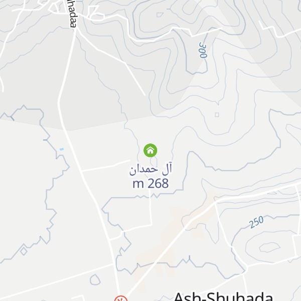 Map of آل حمدان