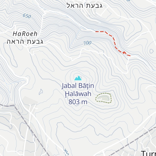 Map of Jabal Bāţin Ḩalāwah