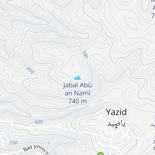 Map of Jabal Abū an Naml