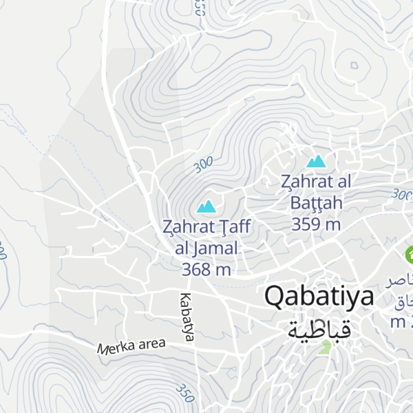 Map of Z̧ahrat Ţaff al Jamal