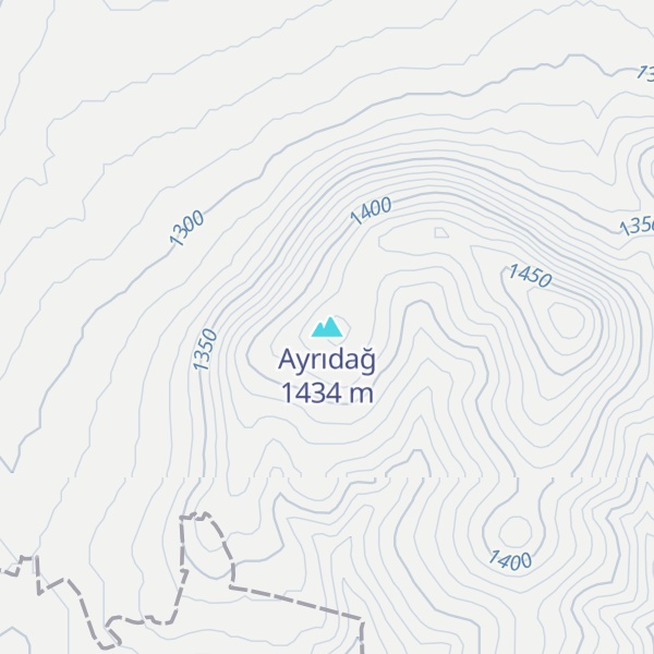 Map of Ayrıdağ